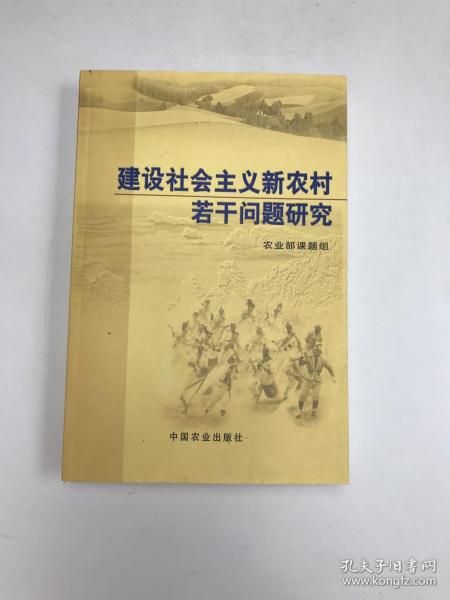 建设社会主义新农村若干问题研究