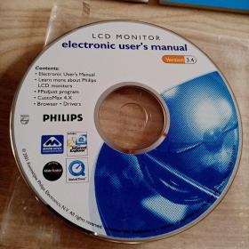 光盘菲利普LCDMONITOR,electronic,user's,msnual,Version3.4
