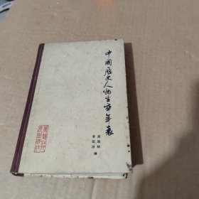 中国历史人物生卒年表