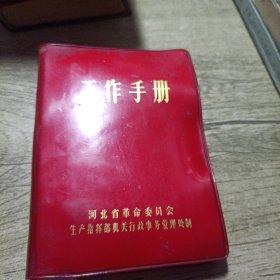 工作手册 河北省革命委员会生产指挥机关行政管理处 1974年工作笔记