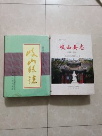 岐山县志。两夲一套合售。两夲都品佳。第一夲未拆封全新品。1992年8月第一版一印。印数3千册。笫二夲2017年3月一版一印。印数5千册。