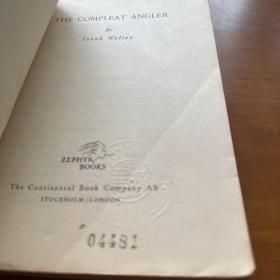 The Compleat Angler 沃尔顿《垂钓大全》，董桥爱读书，国立西北大学旧藏 藏书钢印