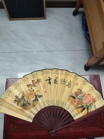 竹骨绢艺术扇