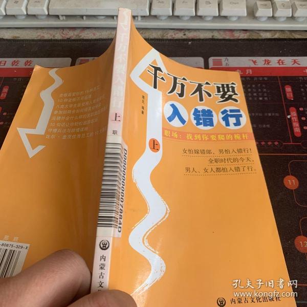 千万不要入错行——职场：找到你要爬的桅杆