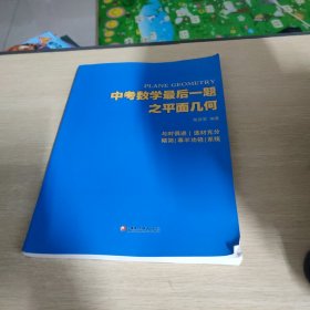 中考数学最后一题之平面几何