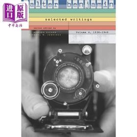 Walter Benjamin Selected Writings 4 1938 1940 英文原版 沃尔特 本杰明 选集卷四 1938 1940
