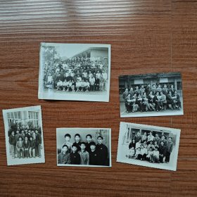 南充县龙门中学八十年代五张照片