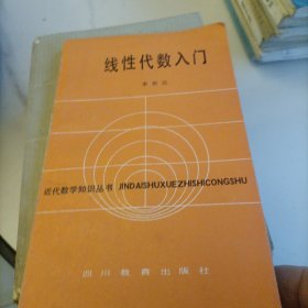 线性代数入门,益代数学知识丛书