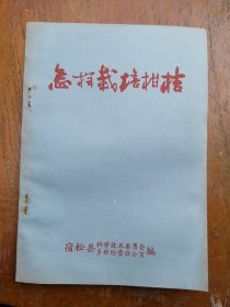 宿松县科委1982年版 《怎样栽培柑桔》
