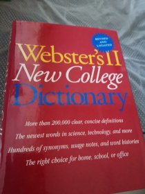 WEBSTER'SII NEW COLLEGE DICTIONARY 精