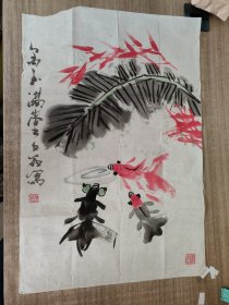 鱼画（金玉满堂）.