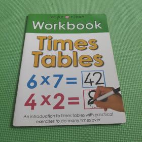 wipe clean Workbook Times Tables