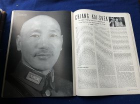 1942年3月美国生活杂志，时代周刊著名记者白修德专刊介绍抗战中的蒋介石，内含蒋宋多图