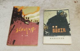 敌后武工队（两册合售）精美插页（1959年老版本）解放军文艺出版社