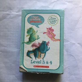 自然拼读  I Love Reading Phonics Level 3 and 4 (2CD)     16本套装