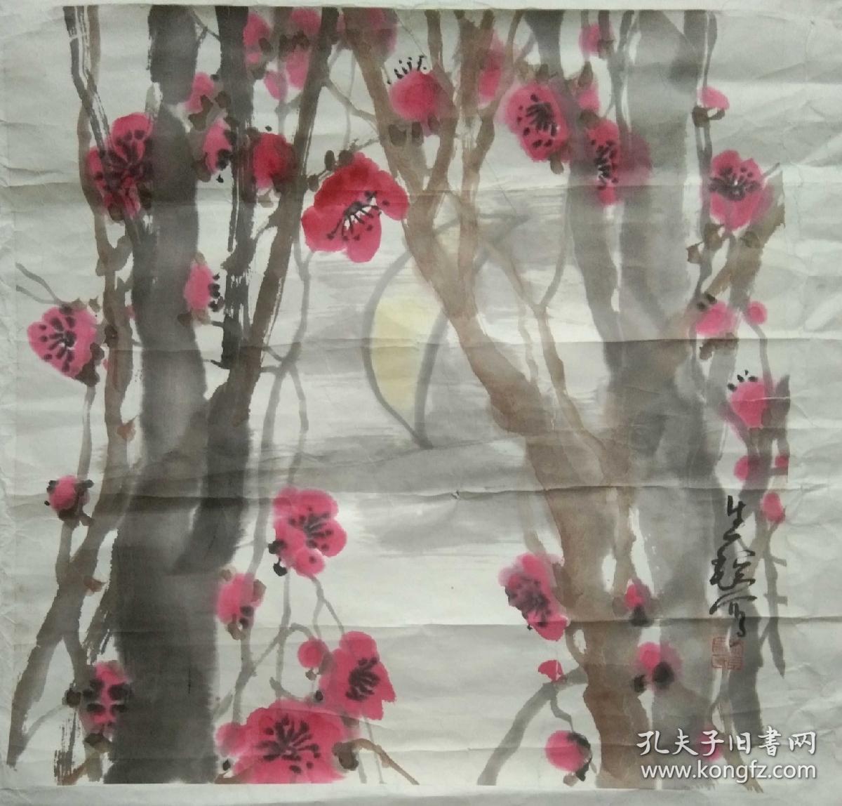 书画名家笔墨真迹  中国当代美术家、著名画家马生钢花鸟作品