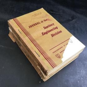 PROCEEDINGS OF THE ASCE JOURNAL OF THE SANITARY ENGINEERING DIVISION 94 SA1-3 1968 2-6 +94SA 4-6  1968  8-12 （卫生工程学报》论文集）月刊合订本  2本合售英文版