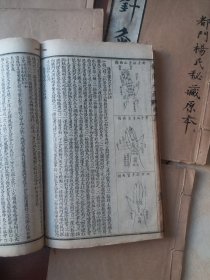 《增补绘图针灸大成》民国石印版本，共十二卷6本全，完整的一套全。保存品相完整，包老包真！