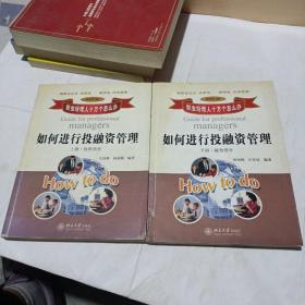 职业经理人十万个怎么办：如何进行投融资管理（上下册财务类506，平装未翻阅无破损无字迹，1版1次值得收藏)