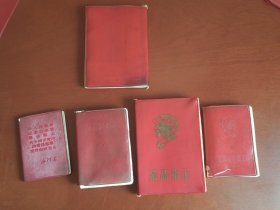 小红书（破旧不堪。损伤程度不同，开本不一。每种5元）