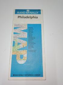 外文地图 美国 费城街道图