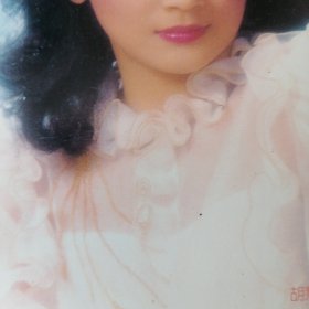 胡慧中美女老明信片-明星老照片贺卡-90年代怀旧老物件收藏