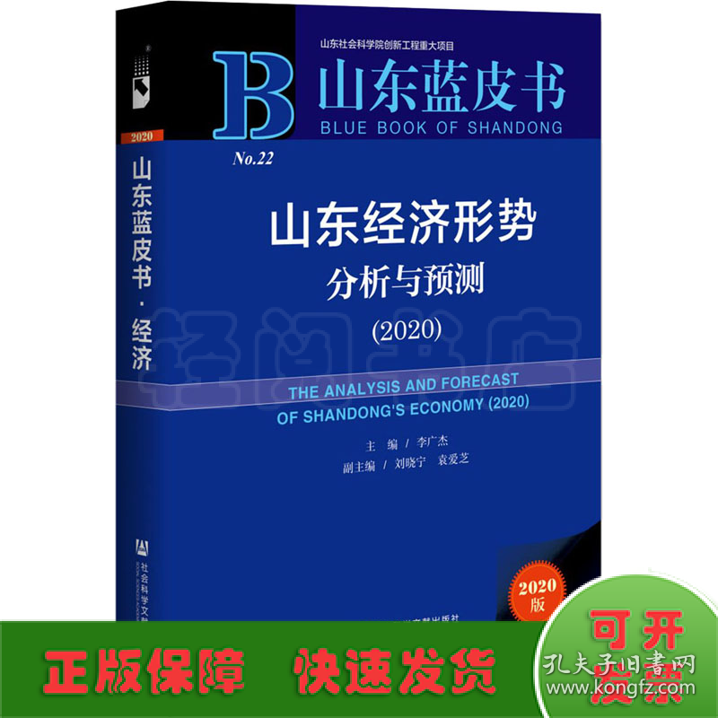 山东经济形势分析与预测(2020) 2020版