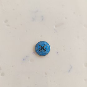 大连海运学院校徽徽章蓝色圆形