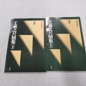 中国法书选18 王羲之尺牍集 上下两册 （正版）二玄社 一版一印