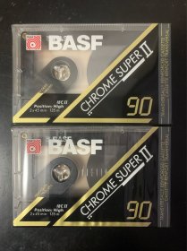 巴斯夫BASF Chrome Super II 90 磁带 全新未拆封 合售