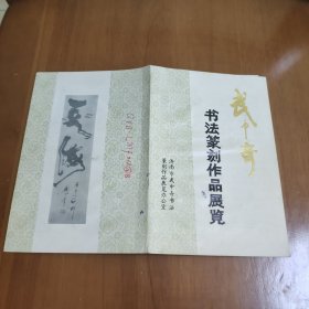 武中奇书法篆刻作品展览