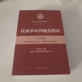 人民法院出版社 民商事审判规范指南