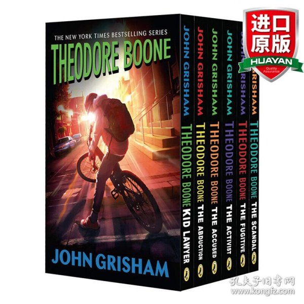 英文原版 Theodore Boone Pb 6C Box Set 西奥律师事务所6本盒装 英文版 进口英语原版书籍