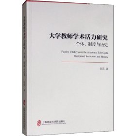 大学教师学术活力研究 个体、制度与历史