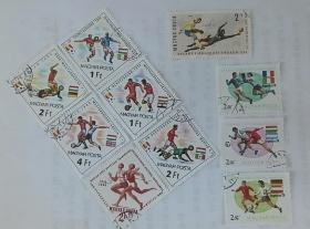 《匈牙利世界杯邮票多枚》
