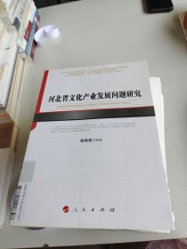 河北省文化产业发展问题研究（河北经贸大学学术文库）