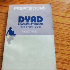 16开英文原版 prepositions dyad learning program Alice C.
