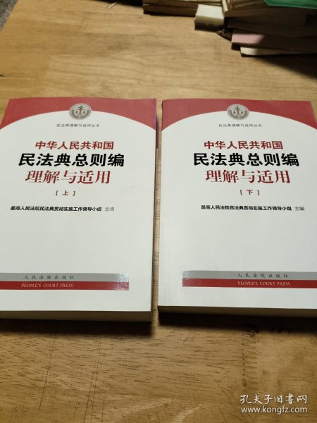 《中华人民共和国民法典总则编理解与适用》（上下）