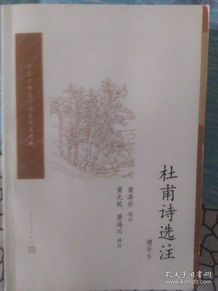 杜甫诗选注（增补本）（中国古典文学读本丛书典藏）