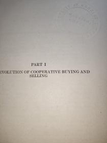 The Economics of Cooperative Marketing 合作营销的经济学【民国私立金陵大学馆藏书，藏书票一枚】