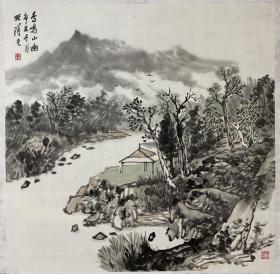 ．张泽光，别署半一我。山东高青人，自幼酷爱书画，功花鸟、山水并旁涉书法篆刻。现为中国美术家协会会员、山东省美术家协会会员、中国国画家协会理事、中国水墨研究院院士、南海画院画师、人民书画院特聘画师、刘怀勇工作室导师助理，“心象写意”画家组组委会委员。现居北京。