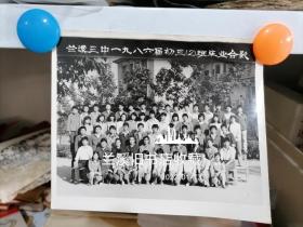 兰溪三中1986届初三2班毕业合影