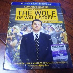 the wolf of wall street 外文原版DVD光盘（全新未开封）见图