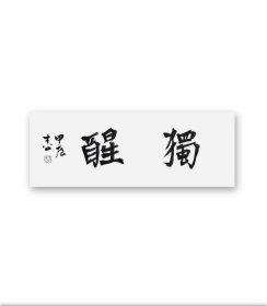 1898--书协会员赵老师书法~独醒