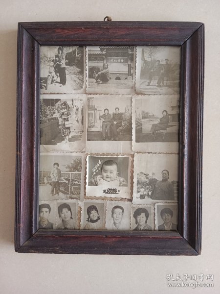 老相框老照片 一起价格 内框21.2×17.1可带玻璃不保破损