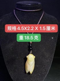 旧藏清代玛瑙金蝉，金蝉，谐音“金钱”“进财”，有财源广进、富贵缠身的美好寓意，很多人为了给自己增添财气。会特意佩戴金蝉的饰品，寓意财源滚滚来。