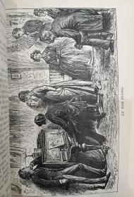 1891年CHARLES DICKENS :Edwin Drood / Reprinted Pieces 狄更斯《艾德温•德鲁德之谜》《重印故事集》两卷合一册, 精美版画插图古董书,英文原版