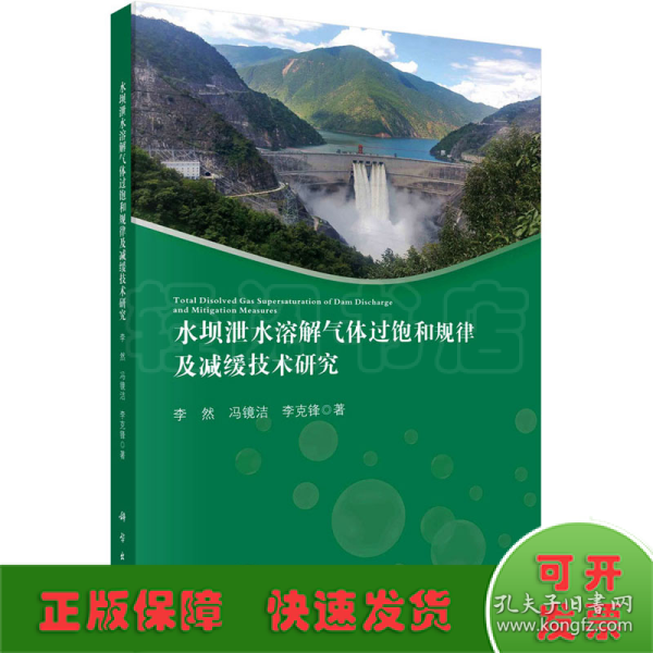 水坝泄水溶解气体过饱和规律及减缓技术研究