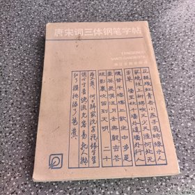 唐宋词三体钢笔字帖