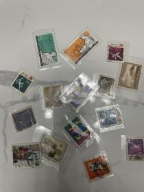 老纪特邮票15张不同旧票打包60